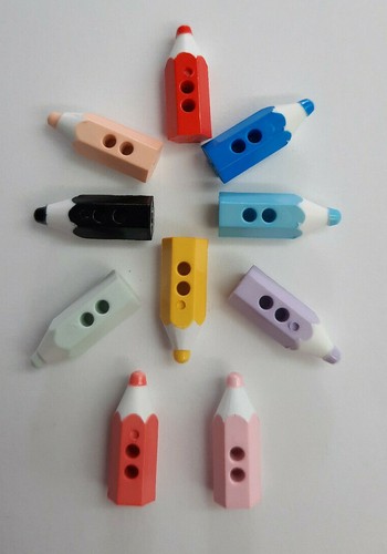 Pencil buttons novelty - , crayon