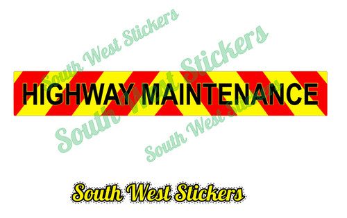 Highway maintenance chevrons - highway,