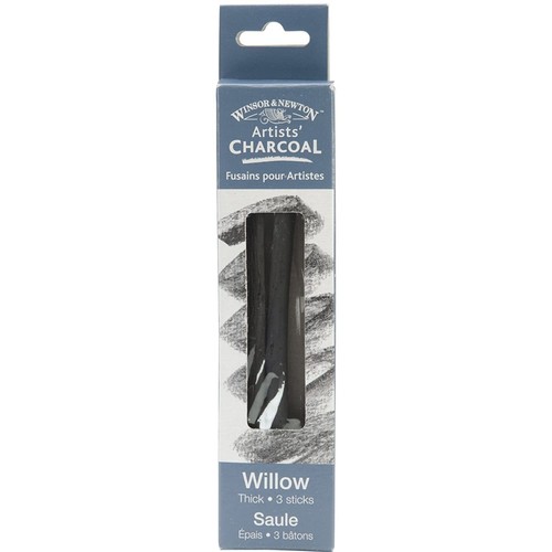 Thick charcoal sticks - thick,