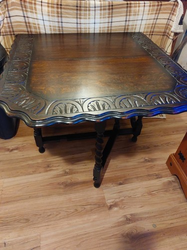 1920s oak barley twist gateleg - oak,
