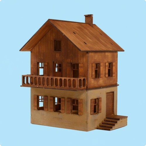 Wooden model building kits - wooden,