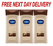 3 X Vaseline Intensive Care Cocoa Radiant Body Gel Oil 200ml FREE UK DELIVERY