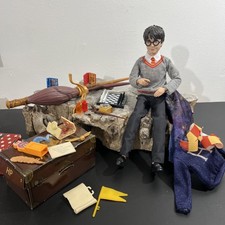 Harry Potter Doll Collector Hogwarts Wizarding World Mattel + extras broom wand 
