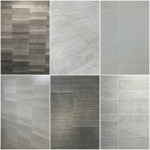 Grey tile effect - grey,