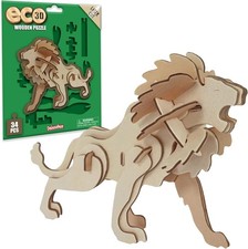 3D Wooden Lion Puzzle Kit –