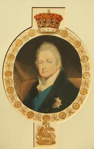 Gilt embroidered mezzotint