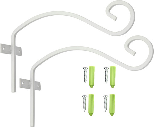 White hanging basket - x,