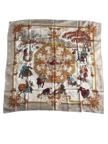 Hermes carre jacquard silk - hermes, 90