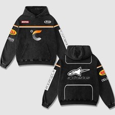Retro Motocycle Wash Hoodie