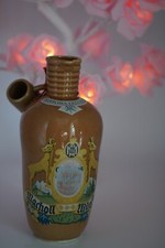 Vintage Decanter Mug German Stoneware Bottle Jug Liquor Macholl MUNCHEN 0.7L