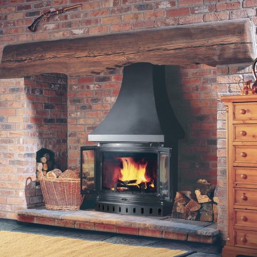 Jotul rustic stove glass - stove,