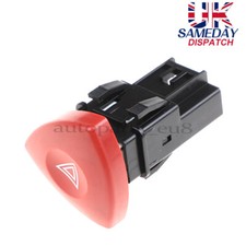 FOR VAUXHALL OPEL VIVARO NISSAN PRIMASTAR HAZARD WARNING LIGHT SWITCH BUTTON RED