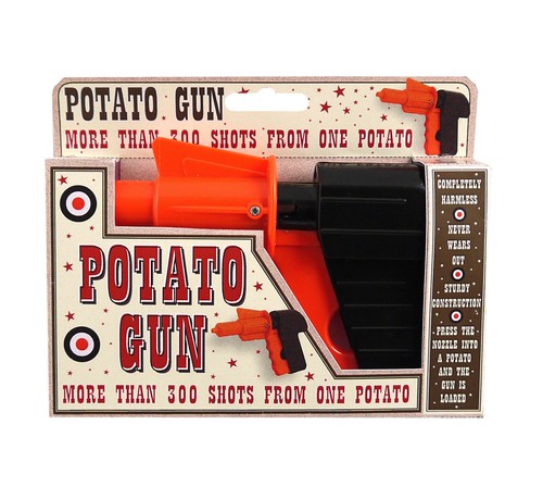 Plastic potato spud gun - plastic,