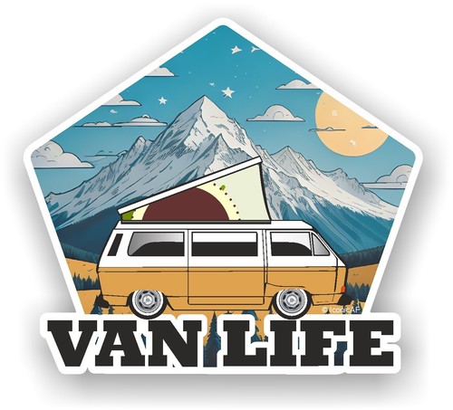 Van life retro pop - life, vinyl