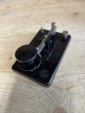 ESL Chart Bakelite Base England Made Vintage  Morse Code Key - SP220