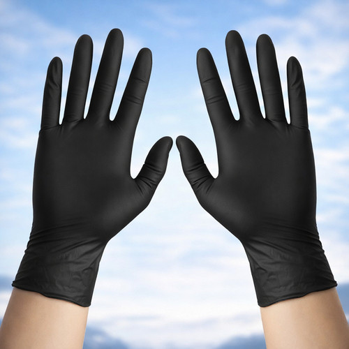 100 disposable gloves blue - 100,
