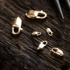 9ct Yellow Gold Lobster Claw