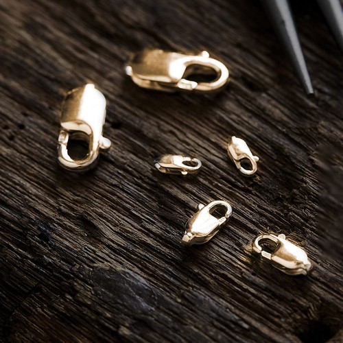9ct yellow gold lobster claw - yellow,