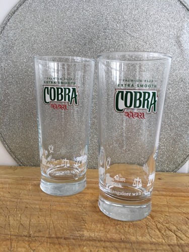 Cobra drinking glasses pub