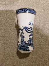 Vintage Royal Doulton Large Vase - Booths 'Real Old Willow' Pattern TC1126 1981