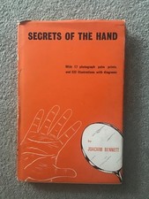SECRETS OF THE HAND by Joachim Bennett PALMISTRY 1970 SIGNED BY AUTHOR + DJ