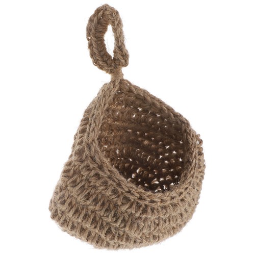Garlic basket woven hanging - garlic,