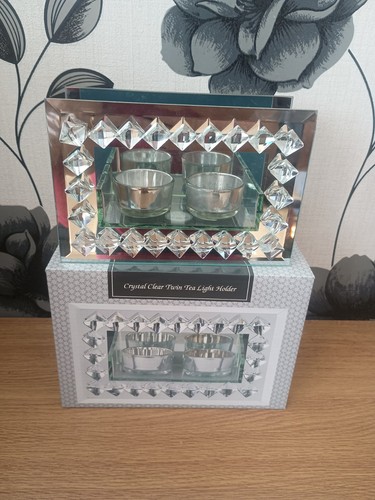 Leonardo twin crystal - crystal, candle