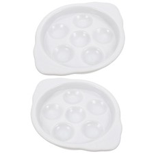 2 Pcs Escargot Snails Dish