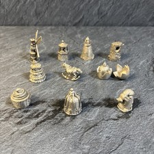 Bundle of 11 intricate Pewter