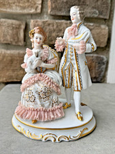 German Volkstedt Dresden Lace