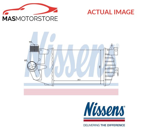 Intercooler radiator nissens - intercooler,