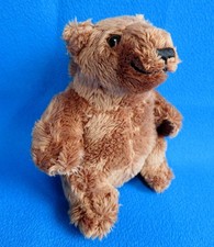 small CANADIAN BROWN TEDDY BEAR plush soft toy JOHN WEST ADVERTISING VINTAGE NEW