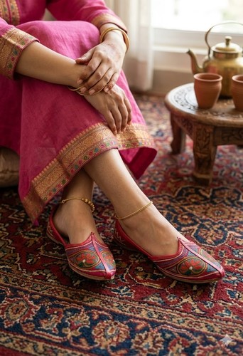 Women shoes leather jutties - women,
