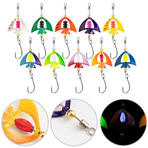 Set spinner fishing lures - 5,