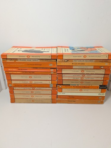 Penguin vintage orange - orange, books