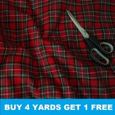 Premium Brushed Tartan Woven