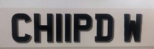 CHII PDW Reg Number Japanese Name Chii Or Chips Shop Etc Plate On Retention