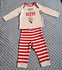 Baby Christmas Elf Pyjamas | From Matching Family Pj's Range | 6-9 Months | NWOT