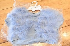 Girl M&S Purple Lilac Faux Fur