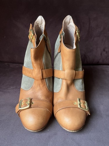 Jigsaw heeled ankle boot - ankle, shoes