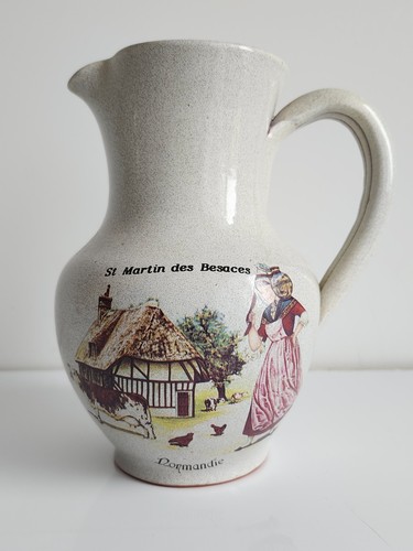 Vintage french cider pitcher - vintage,