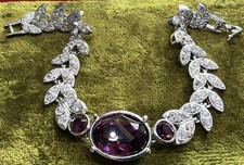 Vintage Faceted Amethyst &