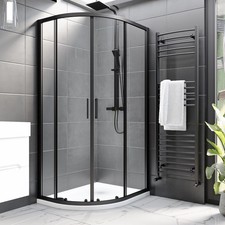 1000x800mm Black 8mm Glass