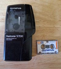 Olympus Pearlcorder S710 microcassette recorder player - in working order