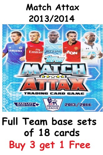 Match attax 2013 full - full, team