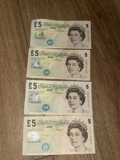 Bank of England Old £5 Five