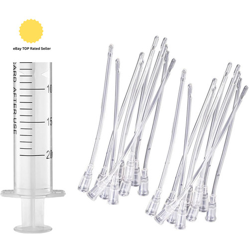 Baby bird feeding - syringe, set