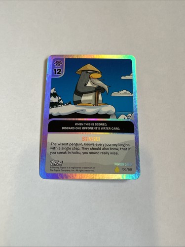 Club penguin topps card jitsu - card,