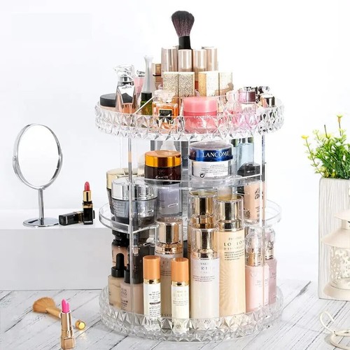Rotating makeup organiser - rotating,