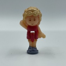 Vintage • Polly Pocket 1991 • Polly In Red Sun Suit • Dream World Figure 